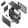 Tietokonekotelo Jonsbo D41 MESH Midi Tower musta