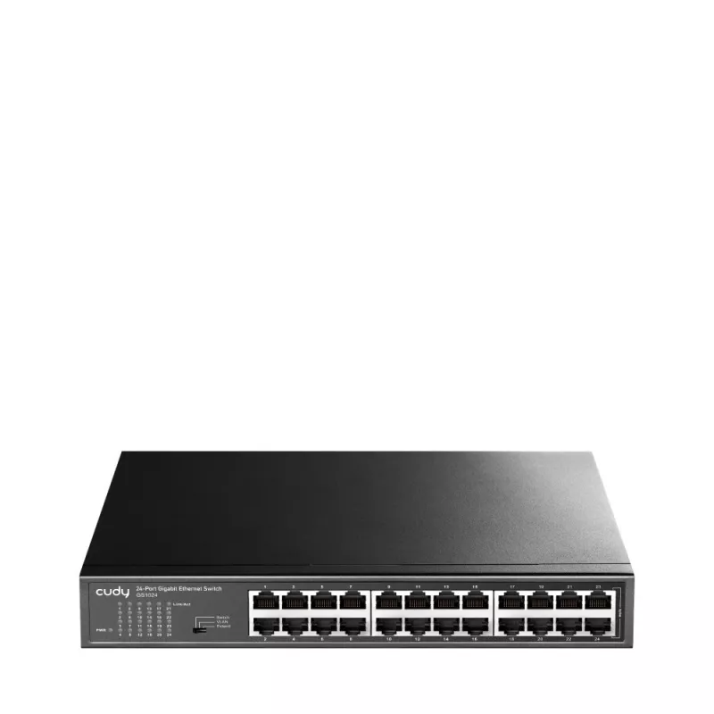 Cudy GS1024 verkkokytkin Gigabit Ethernet (10/100/1000) musta