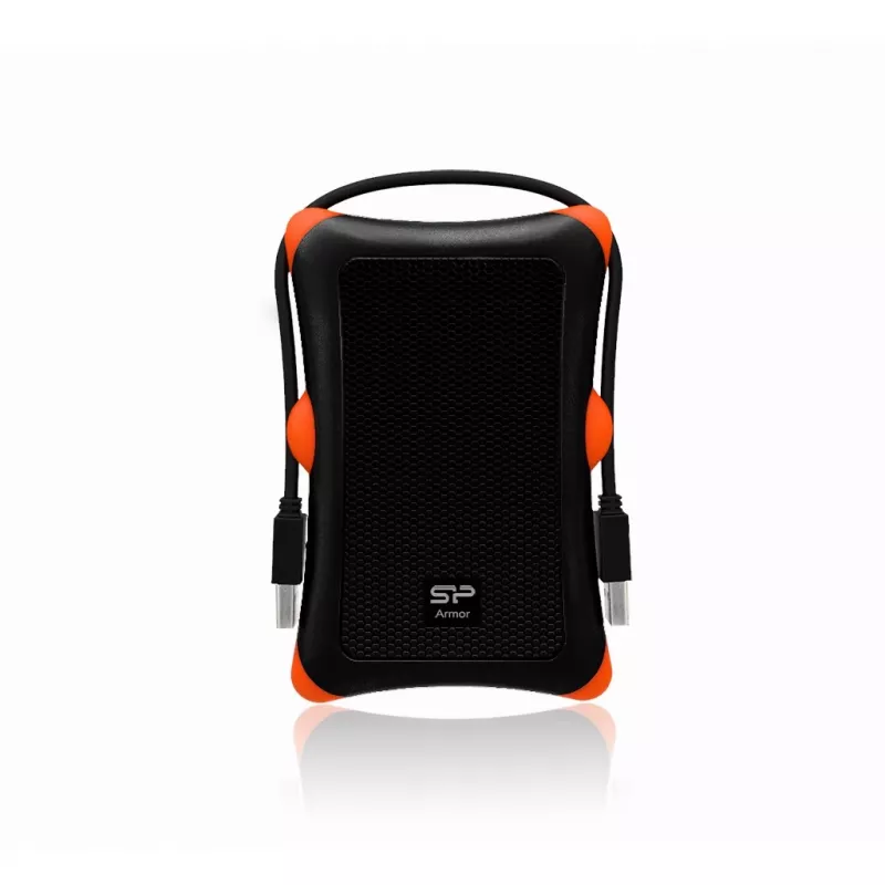 SILICON POWER Armor A30 - kiintolevy - 2TB - ulkoinen (kannettava) - 2.5 (6,4 cm) - USB3.0 - musta (SP020TBPHDA30S3K)