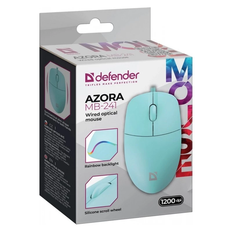 JOHDOLLINEN HIIRI DEFENDER AZORA MB-241 RF MINT 1200dpi 3P