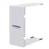 Noctua NA-HC8 chromax.white suorittimen jäähdyttimen suojus / kiinnityslevy, 175 x 75 x 195 mm, 241 g, valkoinen