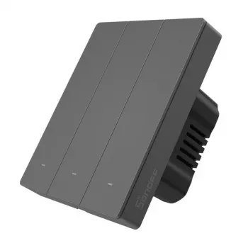 Älykäs WLAN-seinäkytkin Sonoff M5-3C-80 – 3-osainen, seinään asennettava älykytkin, malli M5-3C-80