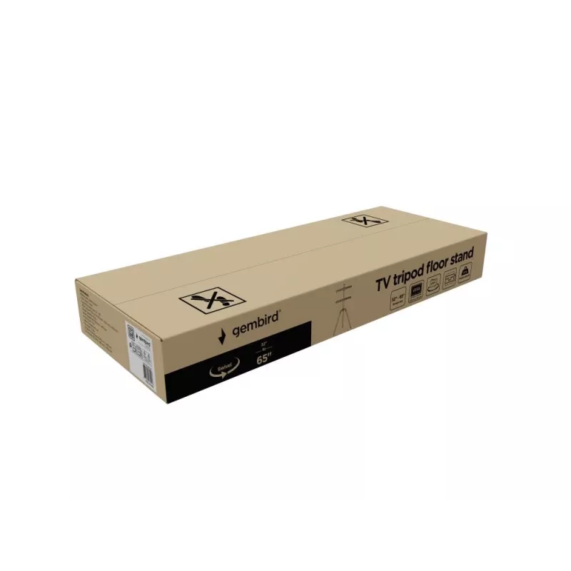 TV-lisävaruste lattialle 32-65/TRIPOD TVS-65S-01 Gembird