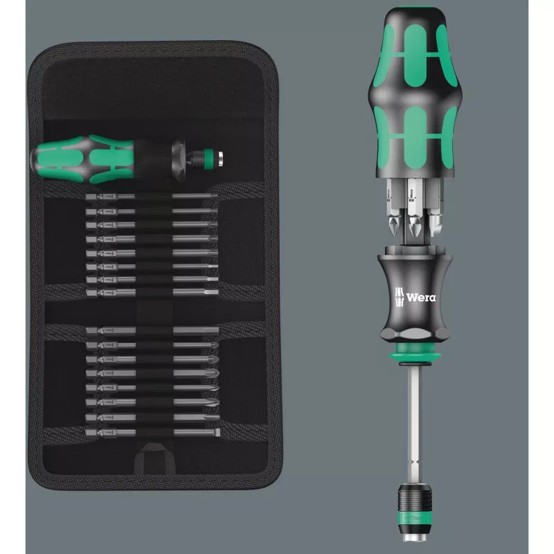 Wera Kraftform compact 62 setti yhdistelmäruuvimeisselit