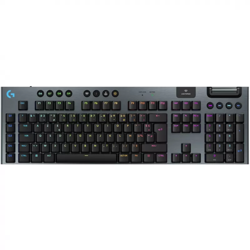 Logitech G G915 X LIGHTSPEED näppäimistö Gaming USB RF langaton Bluetooth AZERTY ranska musta