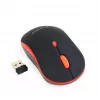 GEMBIRD MUSW-4B-03-R langaton optinen hiiri MUSW-4B-03-R 1600 DPI nano USB musta-punainen