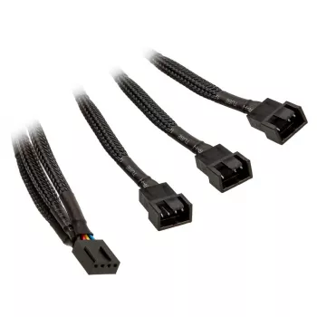 EK Water Blocks EK-kaapeli Y-haaroitin 3x 4-pin-PWM-tuulettimelle 10 cm