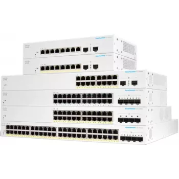 Cisco Business 220 -sarja CBS220-48P-4G - kytkin - Smart - 48 x 10/100/1000 (PoE+) + 4 x Gigabit SFP (Uplink) - rack-asennettava - PoE+ (382 W)