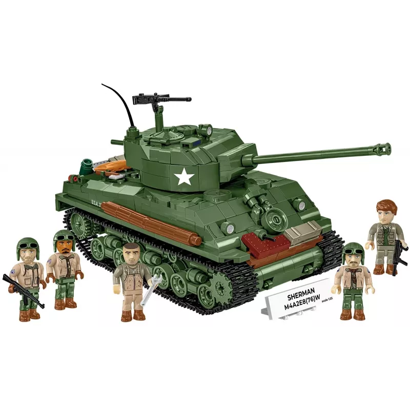Blocks Sherman M4A2E8 865 rakennuspalikkaa