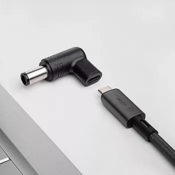 Akyga AK-ND-C08 lataussovitin USB-C - DC 7,4 x 5,0 mm + tappi kannettaviin, 18,5-20 V, 100 W, Dell