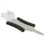 Asennussarja DeLOCK 86411 musta hopea