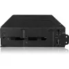 Asemakotelo icy dock MB902SPR-B R1 musta 2.5 tuuman SATA