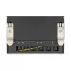 Patch-paneeli DELOCK Mini Desktop RJ45 6-porttia Cat.6A suojattu, metalli, musta, 80×22×125 mm