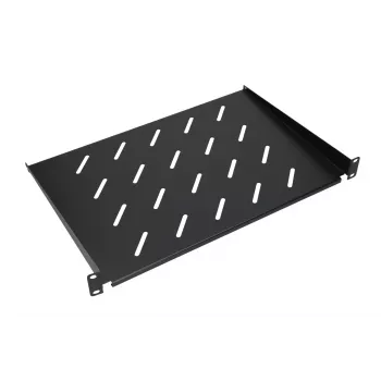Rack-hylly Extralink SHELF 1U 19 tuuman seinäkoteloon, 1U, 300 mm, musta, metalli