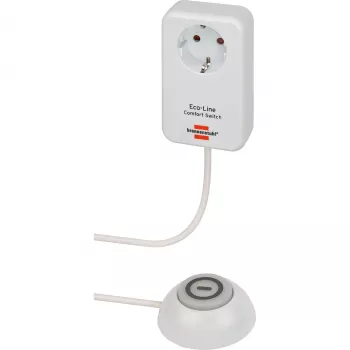 Brennenstuhl Eco-Line Comfort Switch Adapter jatkojohto (1508220), 1 pistorasia, 1,5 m