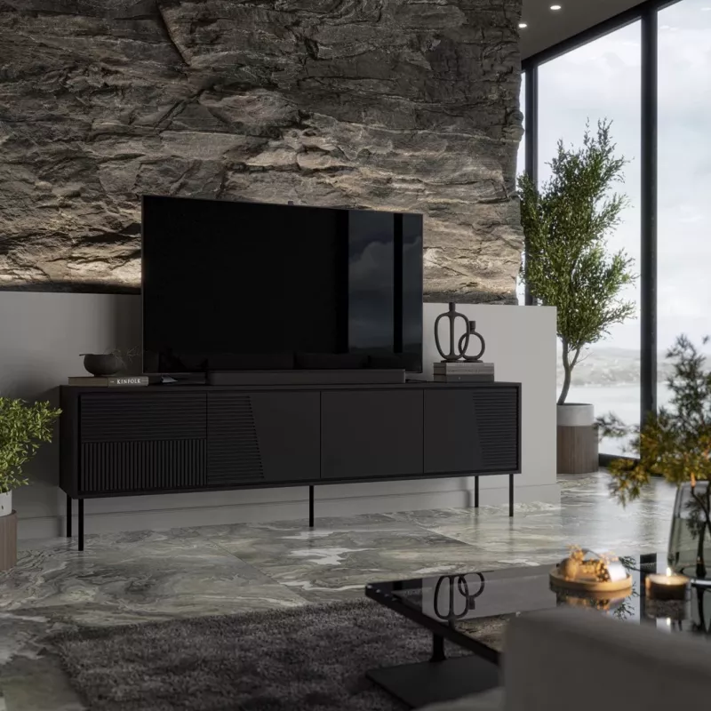 RTV-taso ABI 4D 200x38x62 musta matta