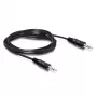 Audiokaapeli SBOX 3.5-3.5-M/M-2 2 m musta