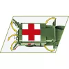 Rakennuslelu Cobi Dodge WC-54 ambulanssi malli 2257 1:35 mittakaava rakennussarja