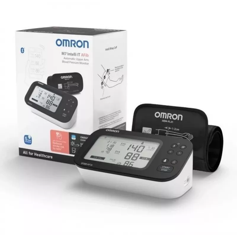 Omron M7 Intelli IT olkavarren verenpainemittari, automaattinen, 2 käyttäjää