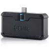 FLIR One Pro FP3IC lämpökamera iPhonelle USB-C, 160x120 px, MSX, VividIR, jopa 400 °C, musta