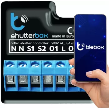 Shutter control blebox shutterBox musta