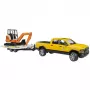 Auto Dodge RAM 2500 Service perävaunulla