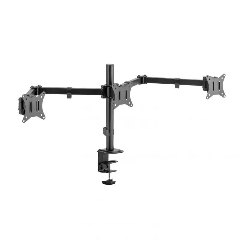 Näyttöteline SBOX LCD-352/3-2 13–27 tuuman näytöille, 3 vartta, max. 9 kg per varsi, VESA 100x100