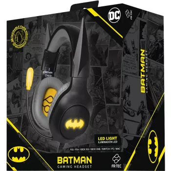 Headset FR-TEC pelikuulokkeet Batman irrotettavilla korvilla