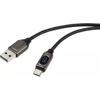 Renkforce RF-6249502 USB-kaapeli hopea