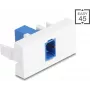DELOCK patch-paneelimoduuli SC Simplex sininen/valkoinen 45° Easy 90896