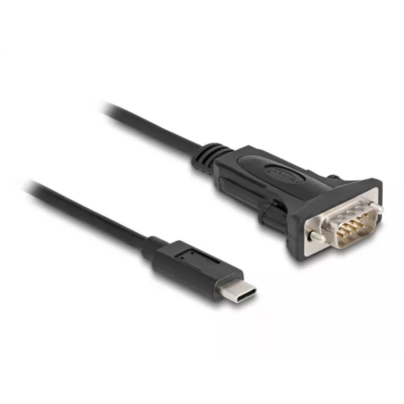 DeLOCK adapteri USB Type-C - RS-232 D-Sub 9-pin pistoke 0,25 m