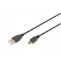 Liitäntäkaapeli USB A / Mini-USB B M/M 1 m musta