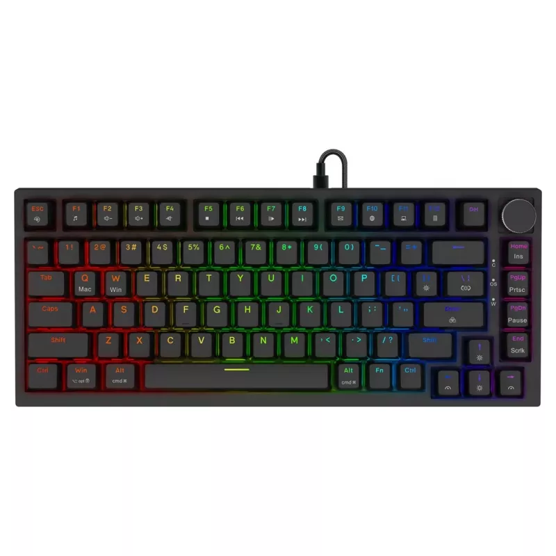 Savio ASTRAL BLACK JADE näppäimistö pelikäyttöön USB QWERTY US International