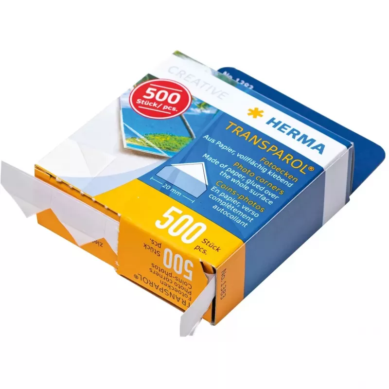 Kuvakulmat HERMA Transparol 500 kpl