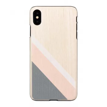 Älypuhelinkotelo man and wood iPhone XS Max – pinkki puku, musta
