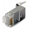 RJ45-johtoliitin harmaa Digitus X-ML-6F-OD-IMP uros 100 kpl