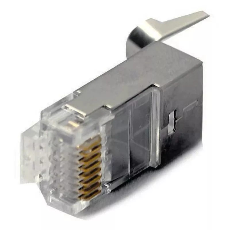 RJ45-johtoliitin harmaa Digitus X-ML-6F-OD-IMP uros 100 kpl