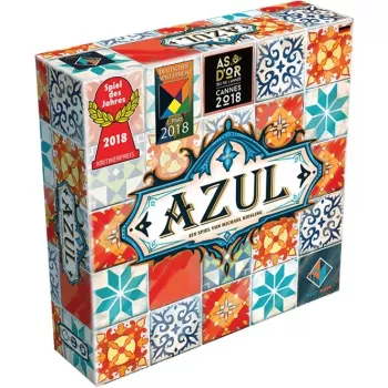 Lautapeli Asmodee Azul — perhepeli, strategiapeli, suositus 8-vuotiaille ja vanhemmille