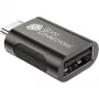 Good Connections sovitin USB 3.2 Gen.1 3.0 pistoke C USB-A-liitäntään galvanoidulla metallikotelolla (USB-AD302)