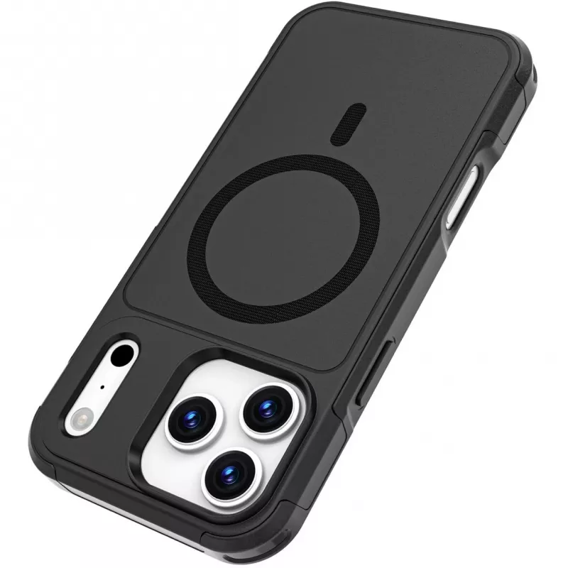 Suojakotelo 4smarts Defend iPhone 17 Pro Max musta 17,5 cm