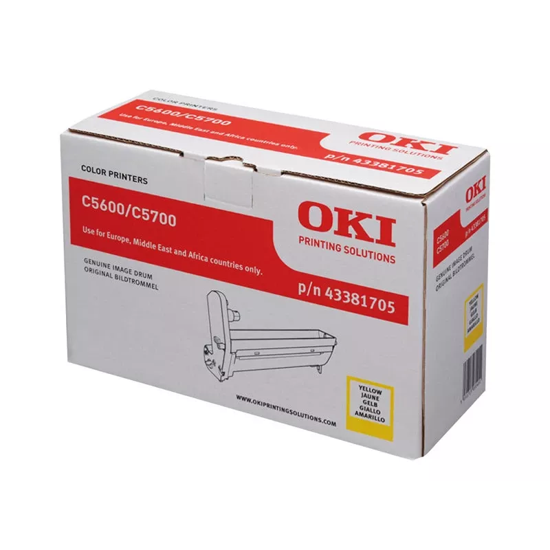 OKI kuvatrumpu 20000 sivua keltainen C5600 C5700