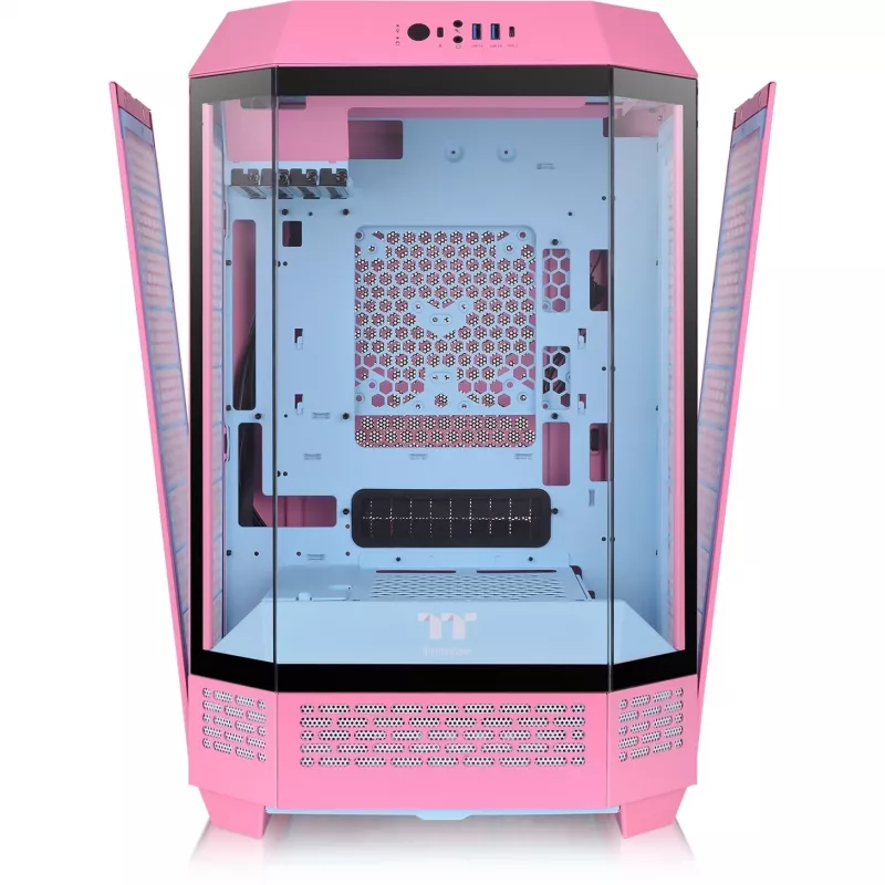 Thermaltake The Tower 300 Bubble Pink, pinkki, karkaistu lasi – Midi/Mini Tower – ATX