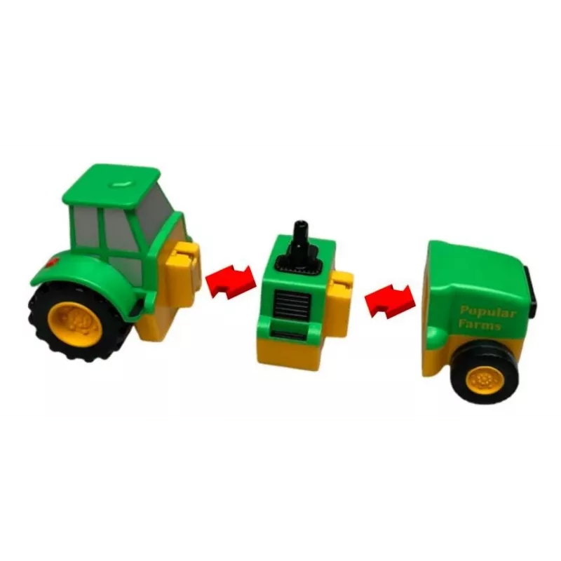 Popular Playthings - Mix or Match Vehicles Farm (kaksikielinen)