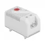 Termostaatti DELOCK 66824, muovikotelo, IP20, 30 W, 250 V, 10 A, 43×60×33 mm, harmaa/punainen