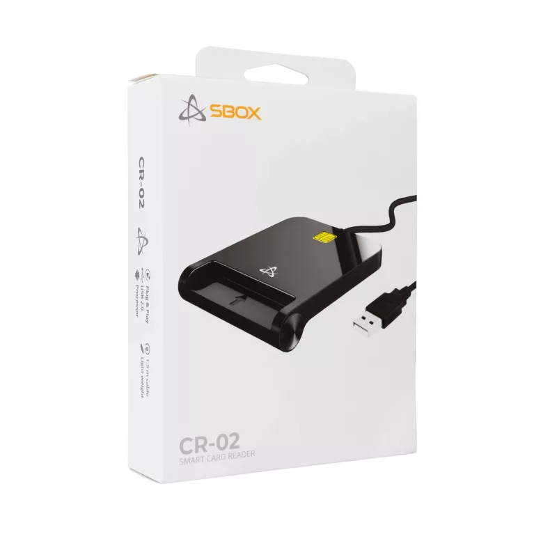 Kortinlukija SBOX CR-02 USB-liitännällä SD- ja microSD-korteille