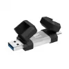 USB-muistitikku Silicon Power 256 GB USB Type-A / USB Type-C, USB 3.2 Gen 1, alumiini-kumikorkki