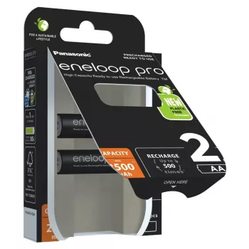 Akut PANASONIC ENELOOP PRO AA 2500 mAh 2 kpl (BK-3HCDE/2CP)