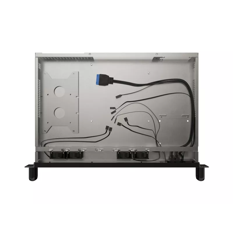 Rack-kotelo Lanberg SC01-3001-10B 1U musta 4 tuuletinta