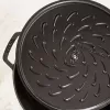 Staub Chistera 40511-472-0 uunipata 28 cm, pyöreä, valurautainen, 3,7 l, musta
