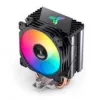 CPU-jäähdytin Jonsbo CR-1400E 92mm ARGB musta — 92 mm tuuletin, ARGB-valaistus